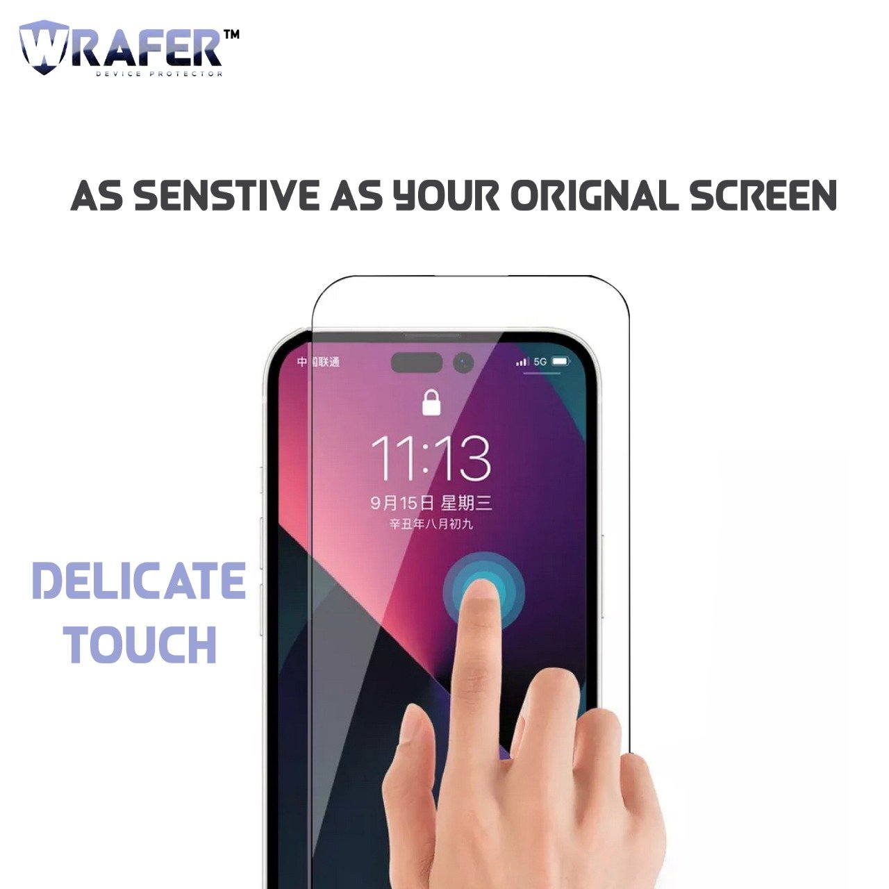 Touch senstive screen guard